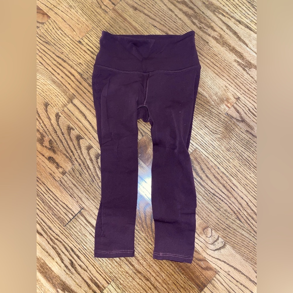lululemon cropped leggings size 2